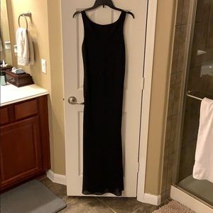 Black evening gown